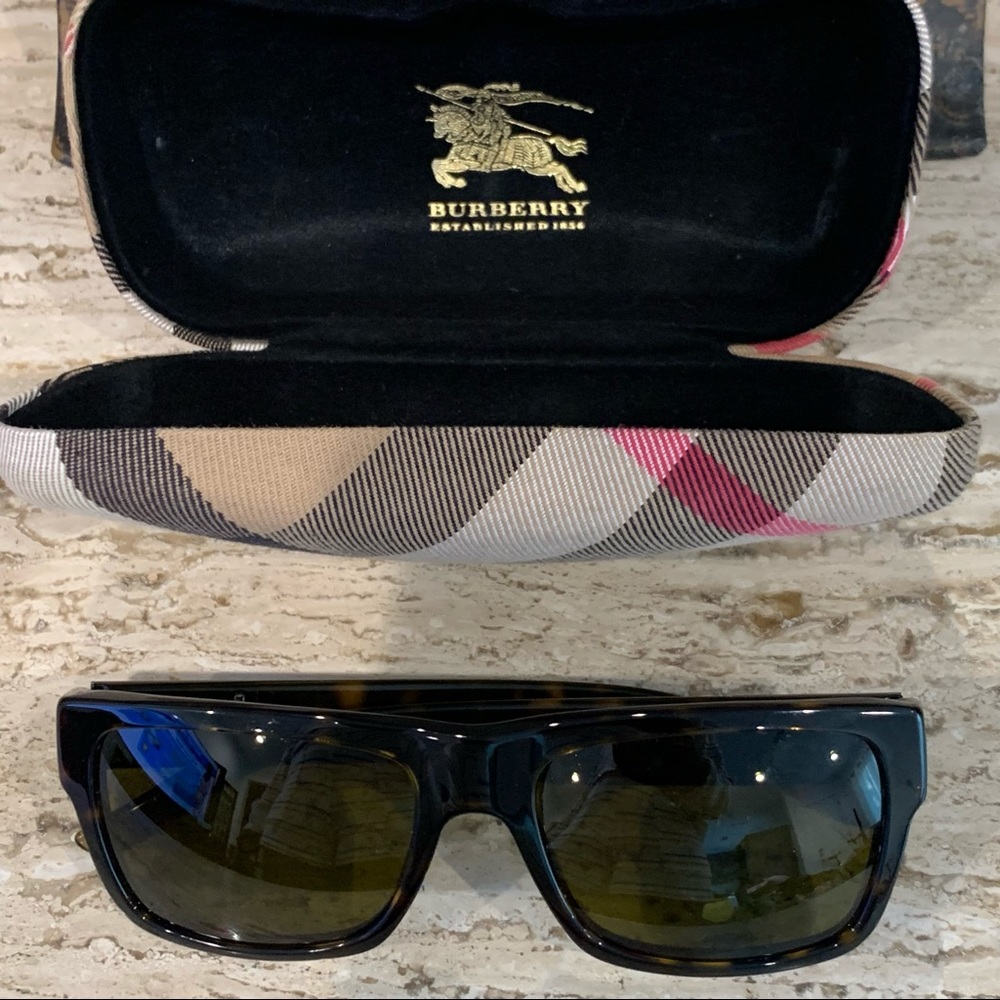 BURBERRY Sunglasses Burberry Plaid Case Included - Picture 1 of 12